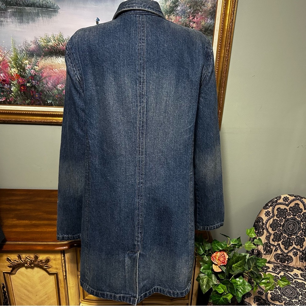 Ralph Lauren Mid Length Blue Denim Jacket - Picture 7 of 10